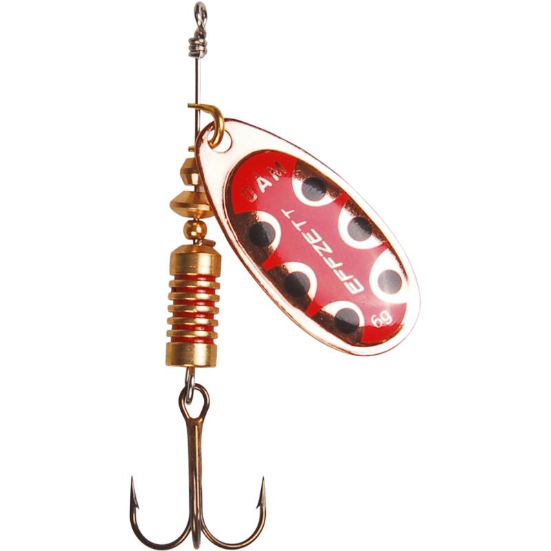 Effzett Single Hook Spinner Spoon 3g Golden