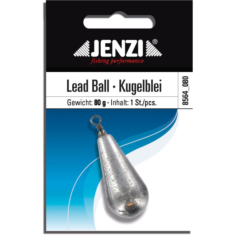 Pear lead packed with swivel Number 1 pcs / SB 80 g