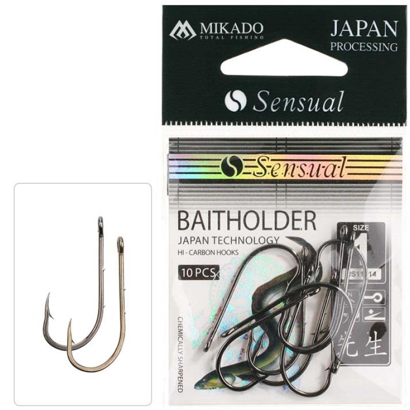 Mikado Hook Sensual Baitholder Nr. 4/0 Br .