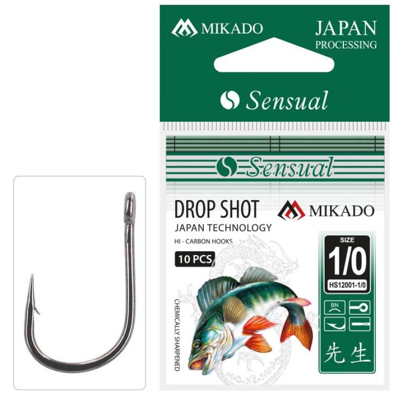 Mikado Hooks - Sensual - Drop Shot No. 1/0 Bn - 10 pcs.