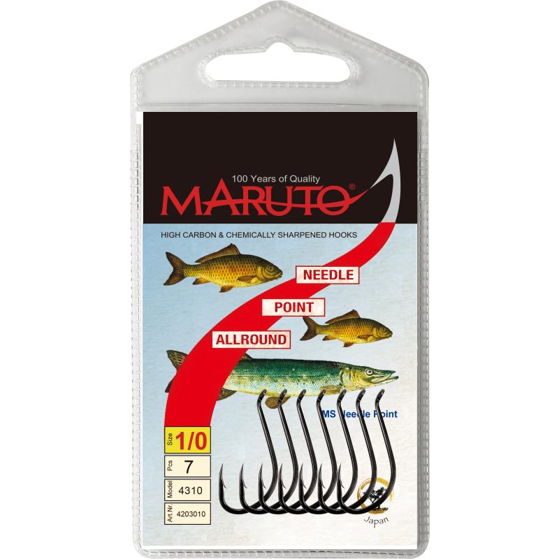 Maruto Maruto MS Needle Point Hook with eye gunsmoke size 2 SB8