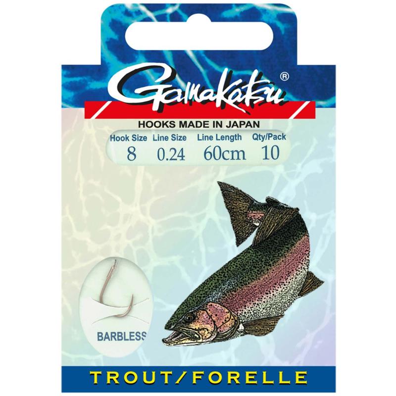 Gamakatsu Trout Barbless 60 cm # 10