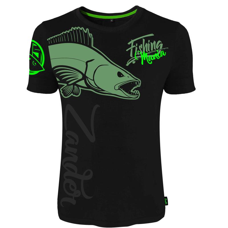 Hotspot Design T-shirt Fishing Mania Zander size XL