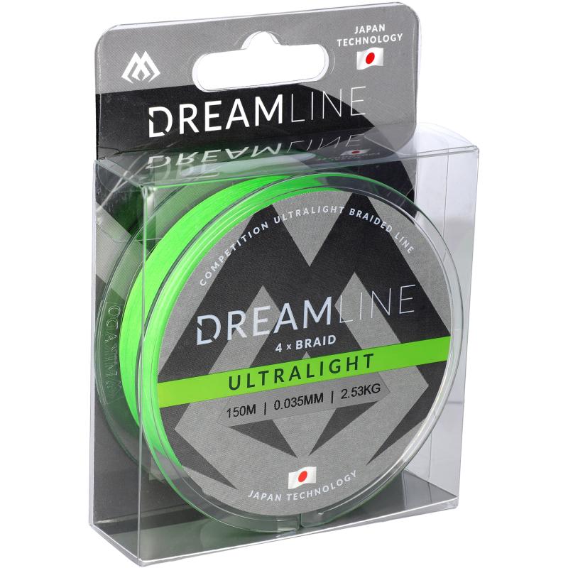 Mikado Dreamline Ultralight - 0.047mm / 3.87Kg / 150M - Fluo Green
