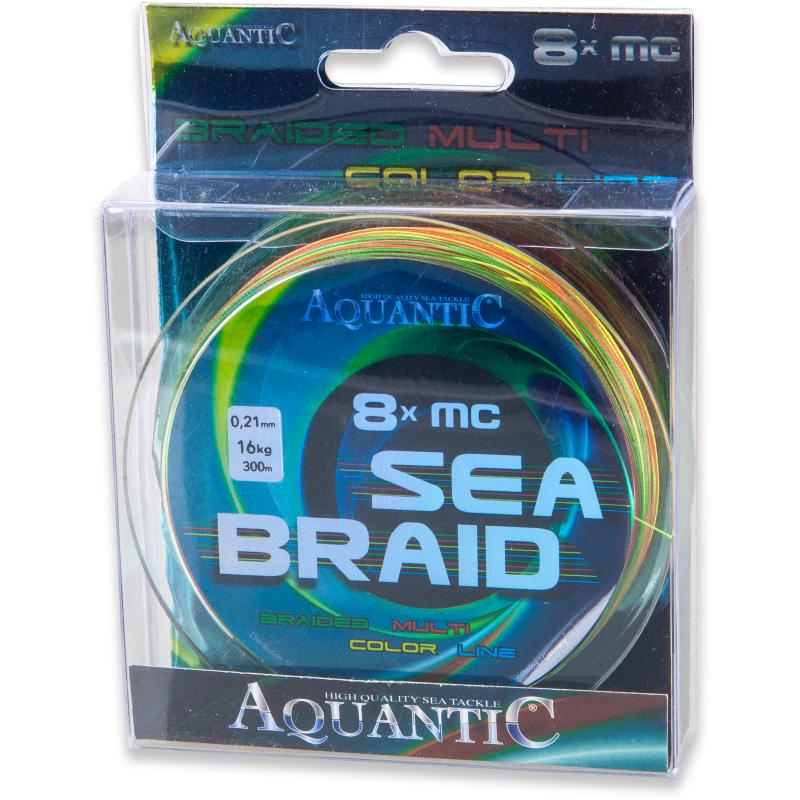 Aquantic AQUNATIron Claw 8x MC Sea-Braid 0,16mm 300m