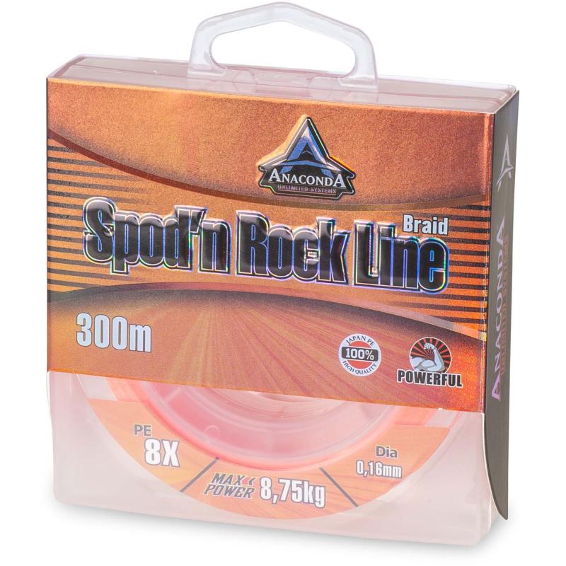 Anac Spod'N Rock Line Oranje 300M 0,20 mm/14,50 kg