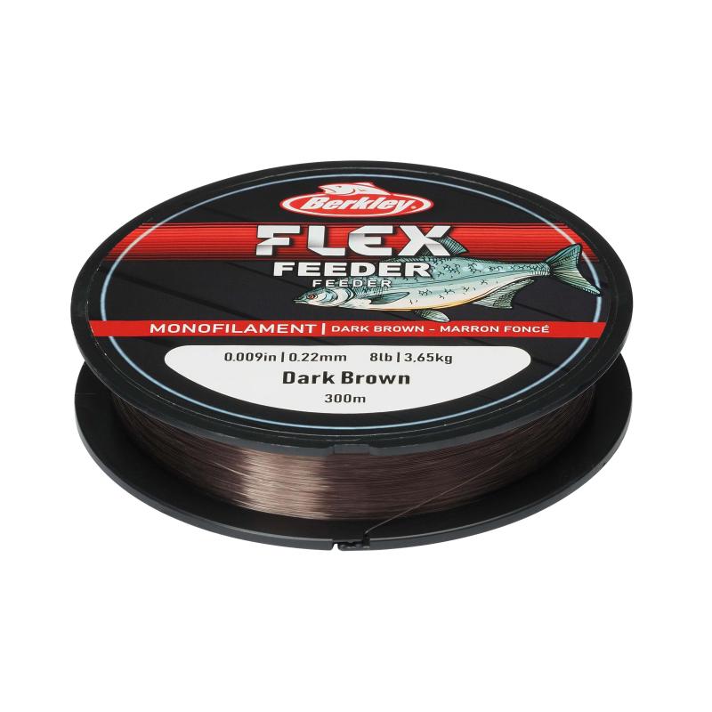 Berkley Flex Feeder 300m 0.25mm Darkbrown