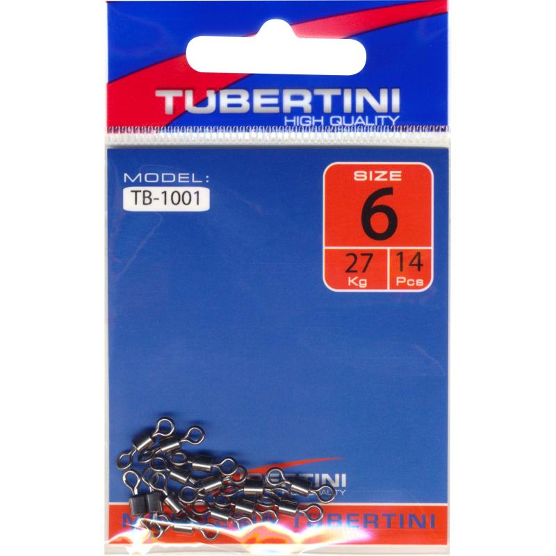 Tubertini swivel simple TB-1001 size 06 cont. 14 pcs.
