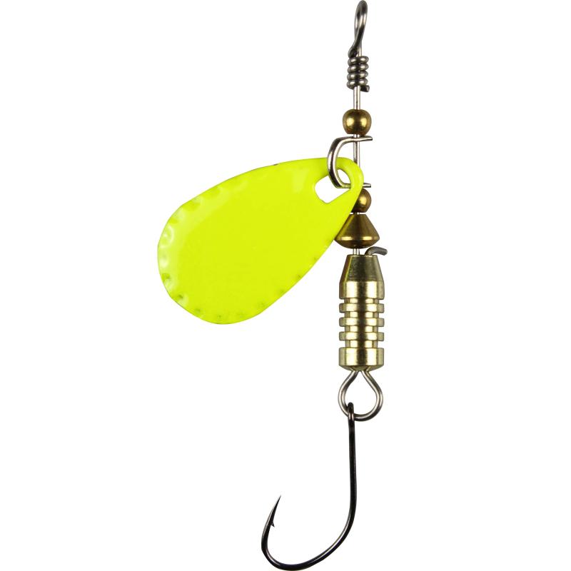 FTM trout spoon 2,5 g yellow/pink