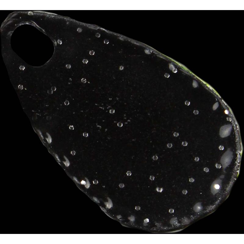 Fishing Tackle Max forellepel 4,0 gram chartreuse-zwart/zwart glitter