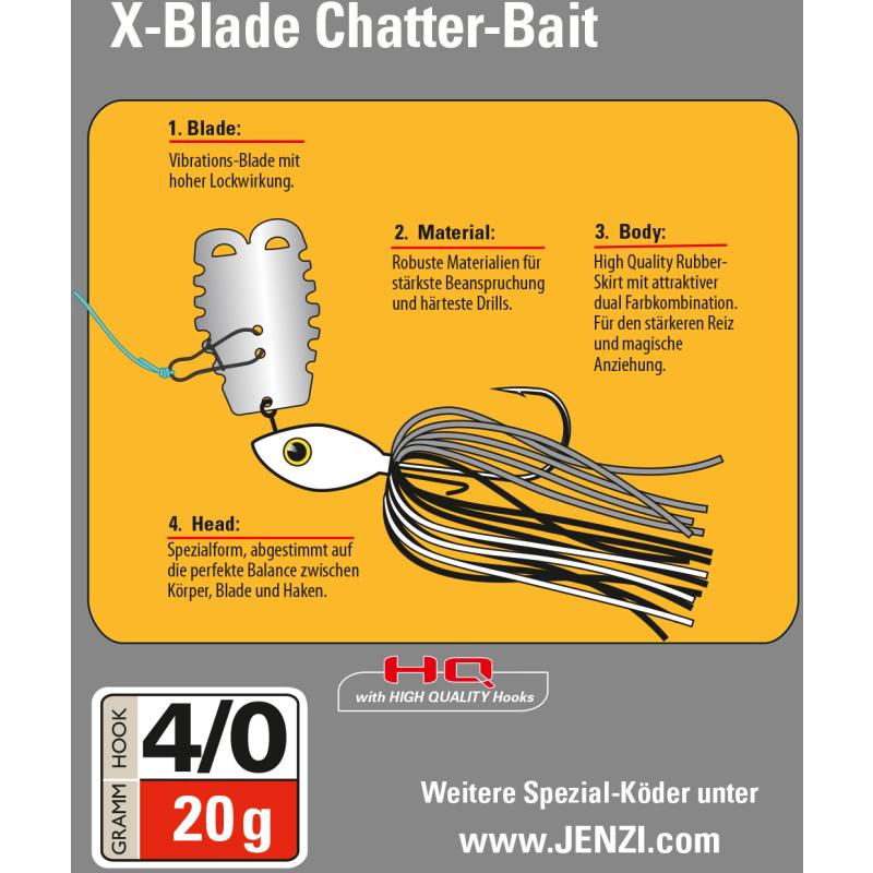 X-Blade Chatter-Bait 20g C.33