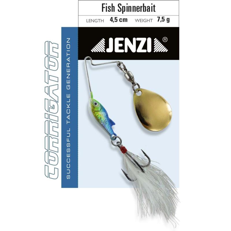 Jenzi Spinnerbait, 7,5 g, poisson-appât