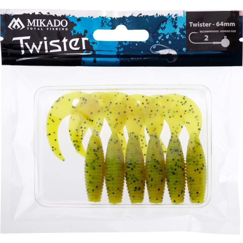 Mikado Twister 64mm/ Chartreuse Pepper .