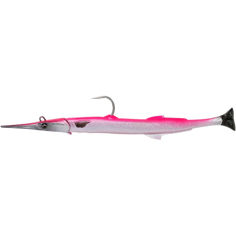 Savage Gear 3D Needlefish Pulsetail 2 + 1 18cm 26g Pink Silver