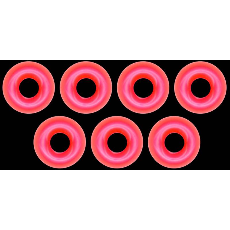 Omura tungsten bead Omura round hole Ø 2,8mm fluo pink