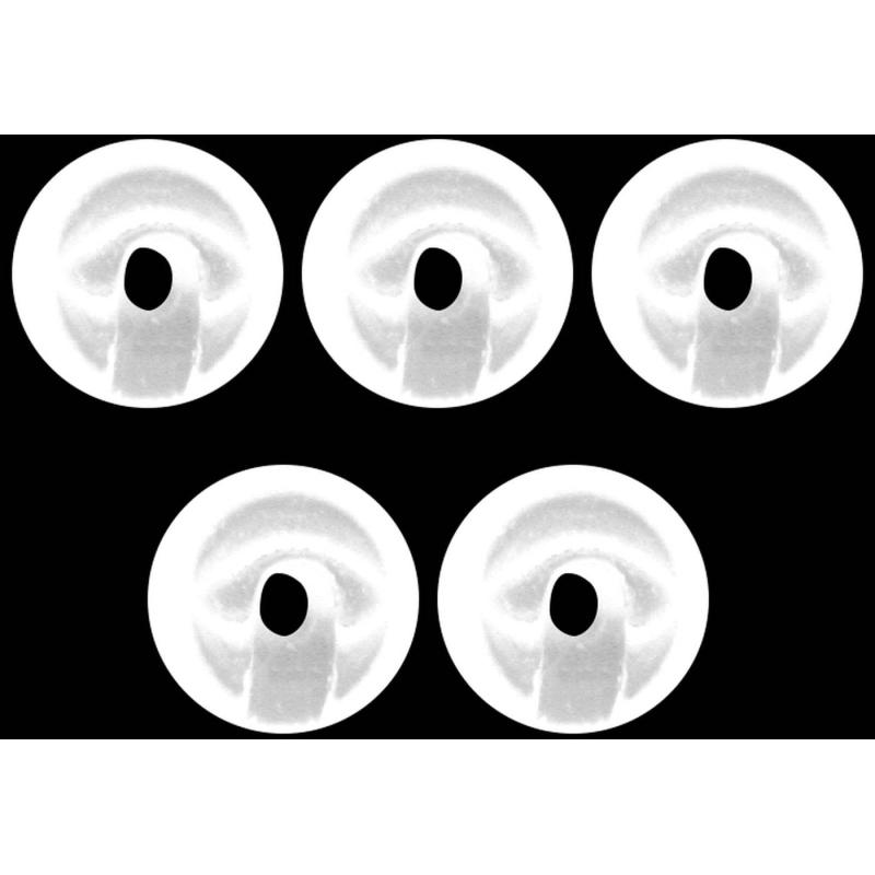 Perle tungstène Omura Omura fendue Ø 2,8mm blanc fluo