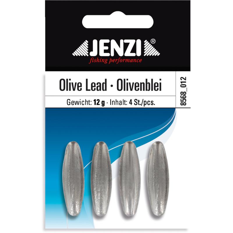 Packed olive lead number 4 pcs / SB 12,0 g