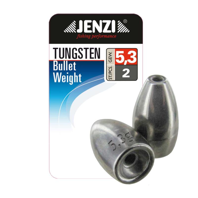 Jenzi Tungsten Bullet, 2pcs.5,3g