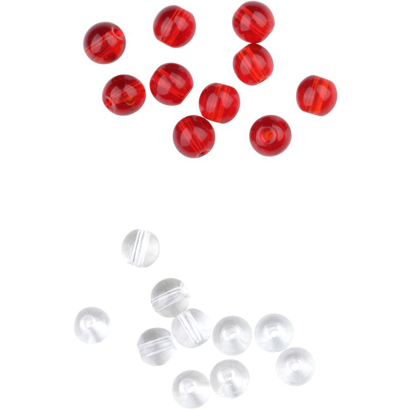 Spro Rnd Glass Beads Red Ruby 8Mm