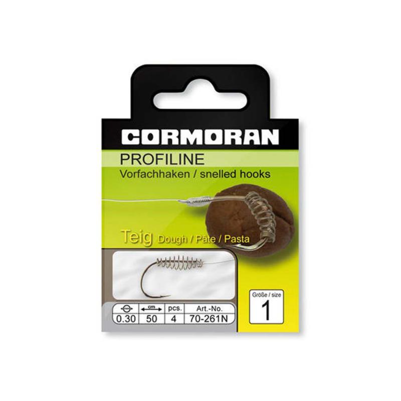 Cormoran PROFILINE Teighaken nickel Gr.4 0,25mm