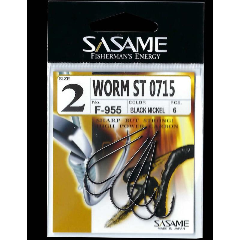 Hameçon Sasame Sasame Worm taille 0715. 2