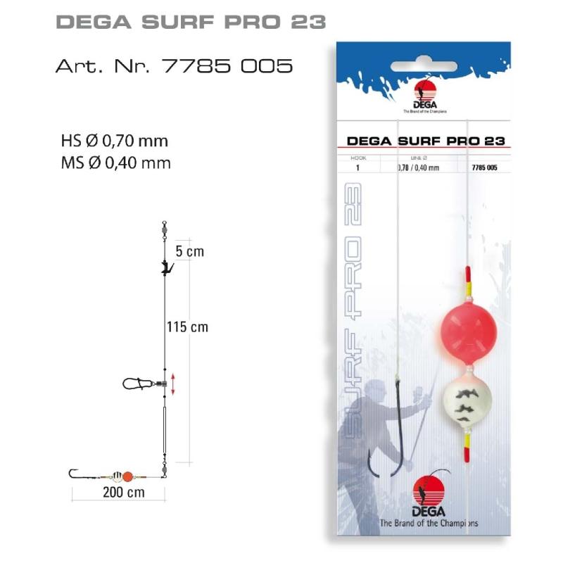 DEGA surf leader DEGA-SURF Pro 23