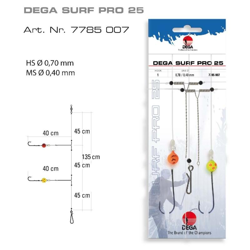 DEGA surf leader DEGA-SURF Pro 25