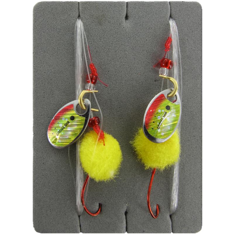 Trout Dope trout leader color yellow length 2,00 m # 10 0,18mm