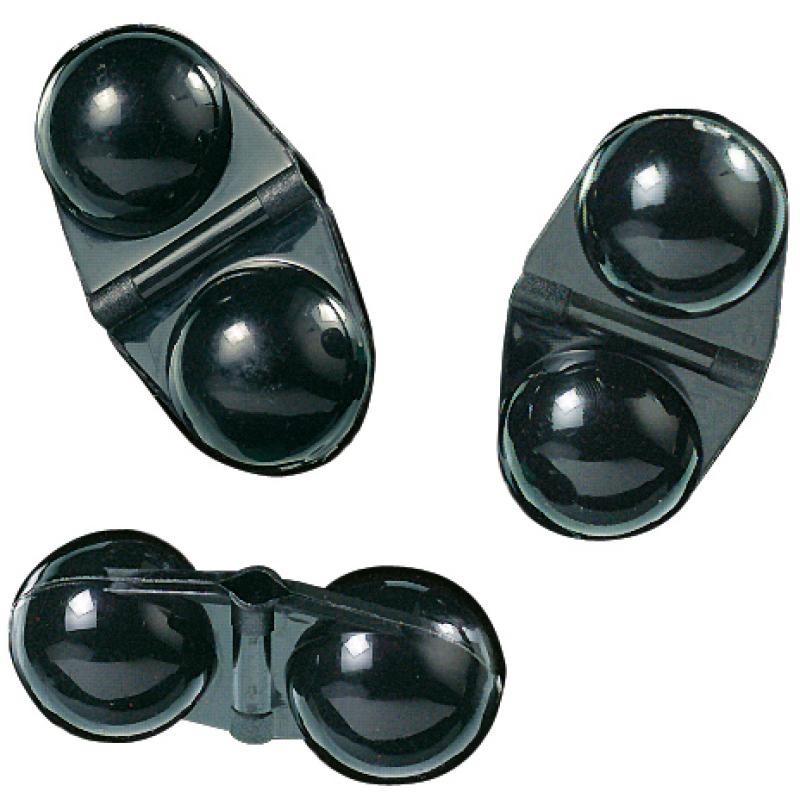Rattle beads for leaders black