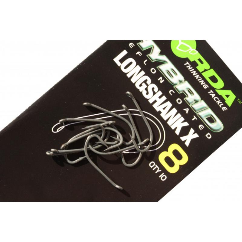 Korda Long Shank X - 10 pièces taille 6