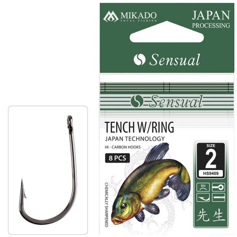 Mikado Hook Sensual Tench W/Ring #14 Bn .