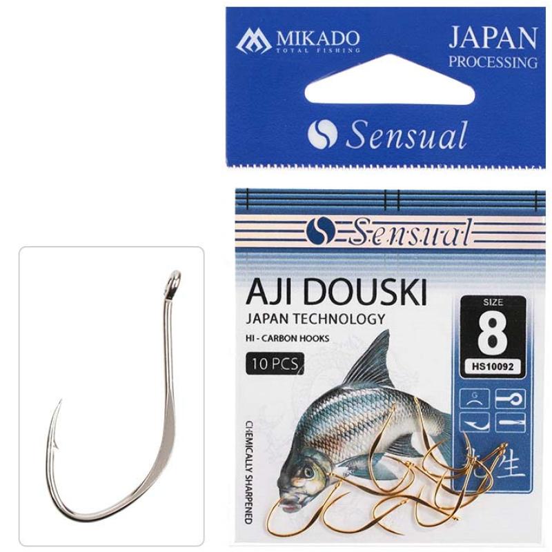 Mikado Hook Sensual Aji Douski W/Ring #10 N .