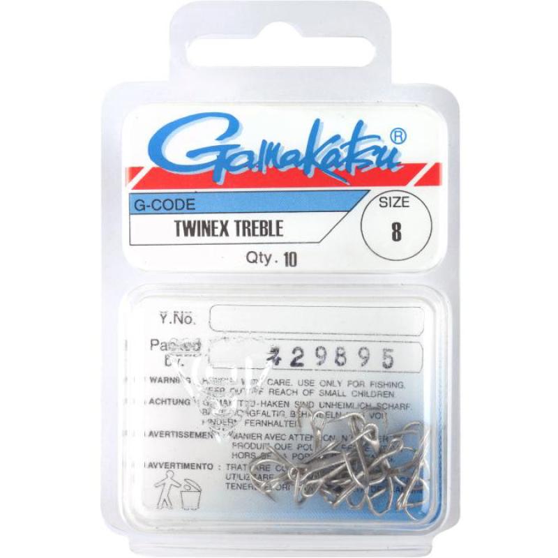 Gamakatsu Hook Treble Twinex size 8