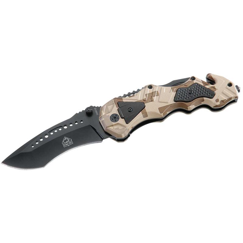 Puma Tec one-hand rescue knife, steel Aisi 420, blade length 9cm