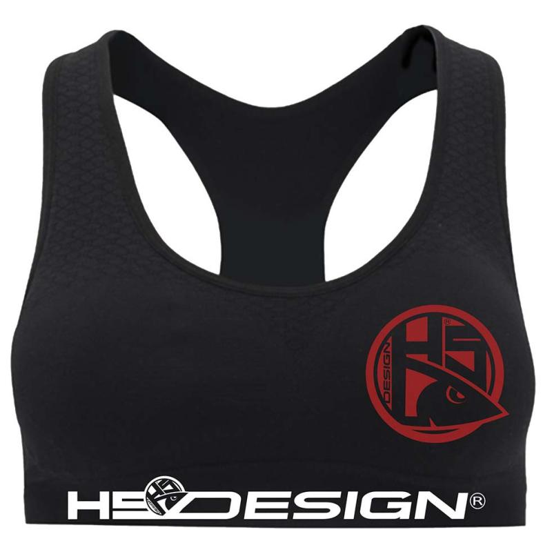 Hotspot Design Sport Bra red logo Size S