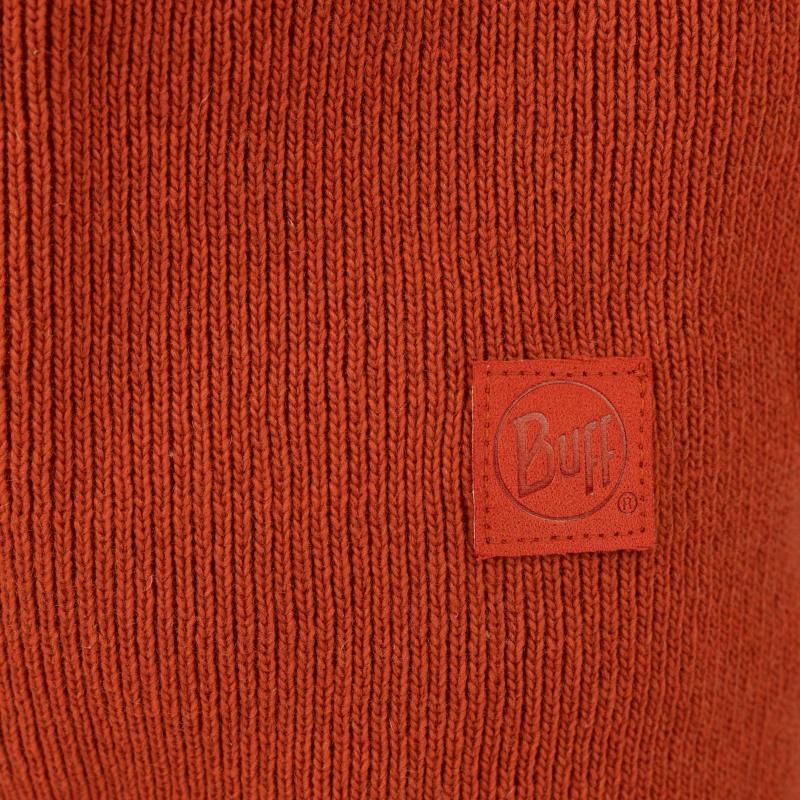 Buff Knitted Balaclava Nilan Orange Red
