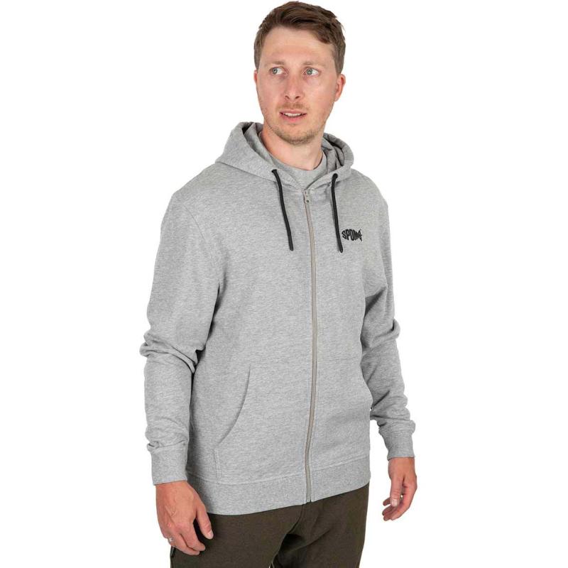 Spomb grijze hoodie met volledige ritssluiting KLEIN