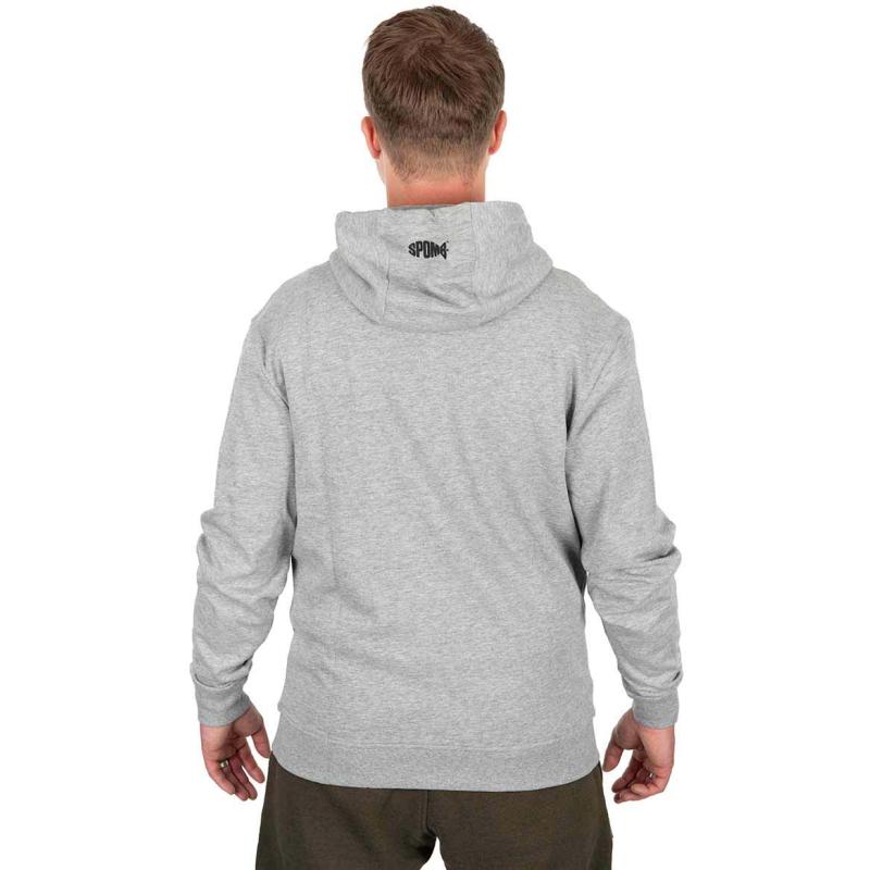 Spomb grijze hoodie met volledige ritssluiting KLEIN