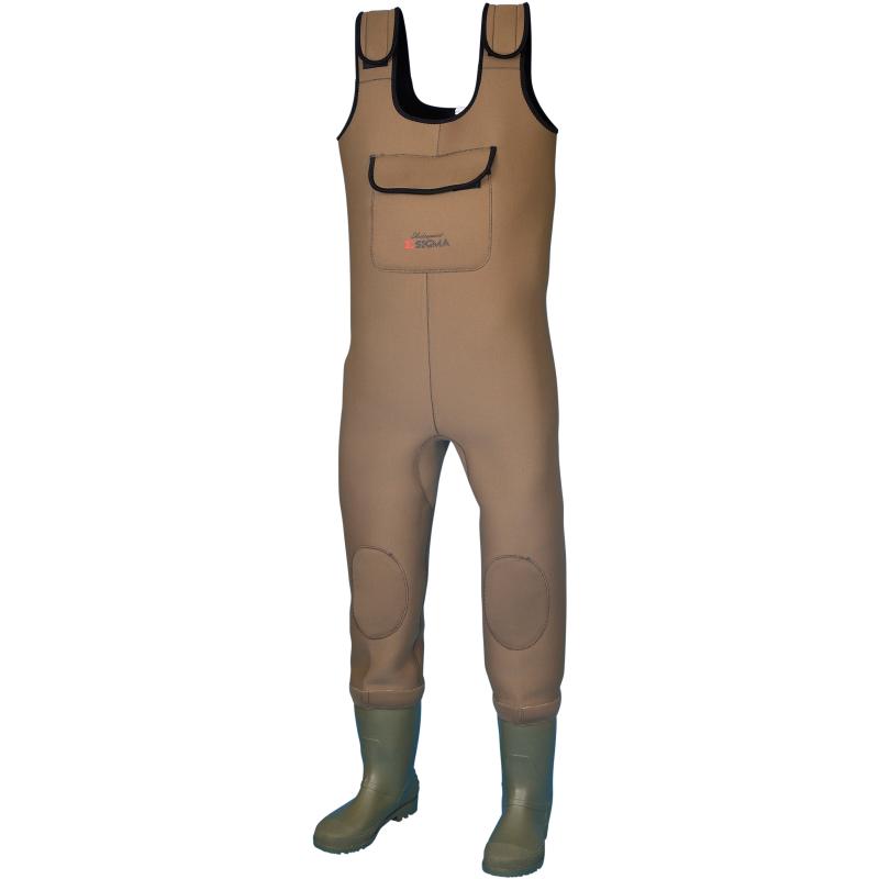 Shakespeare Sigma Neop Chest Wader Size7 Semelle à crampons