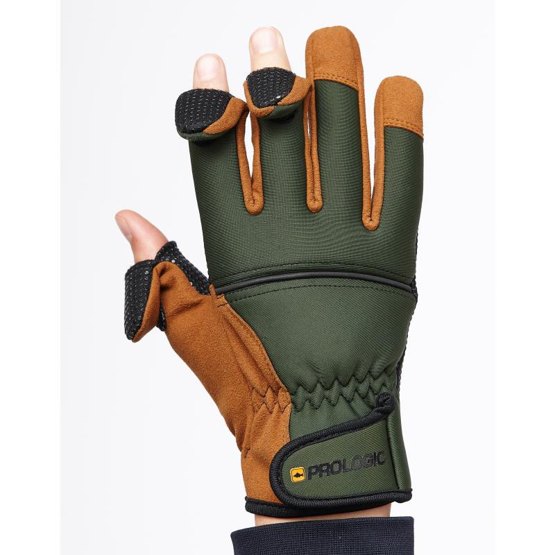 Prologic Neoprene Grip Glove M Green / Black