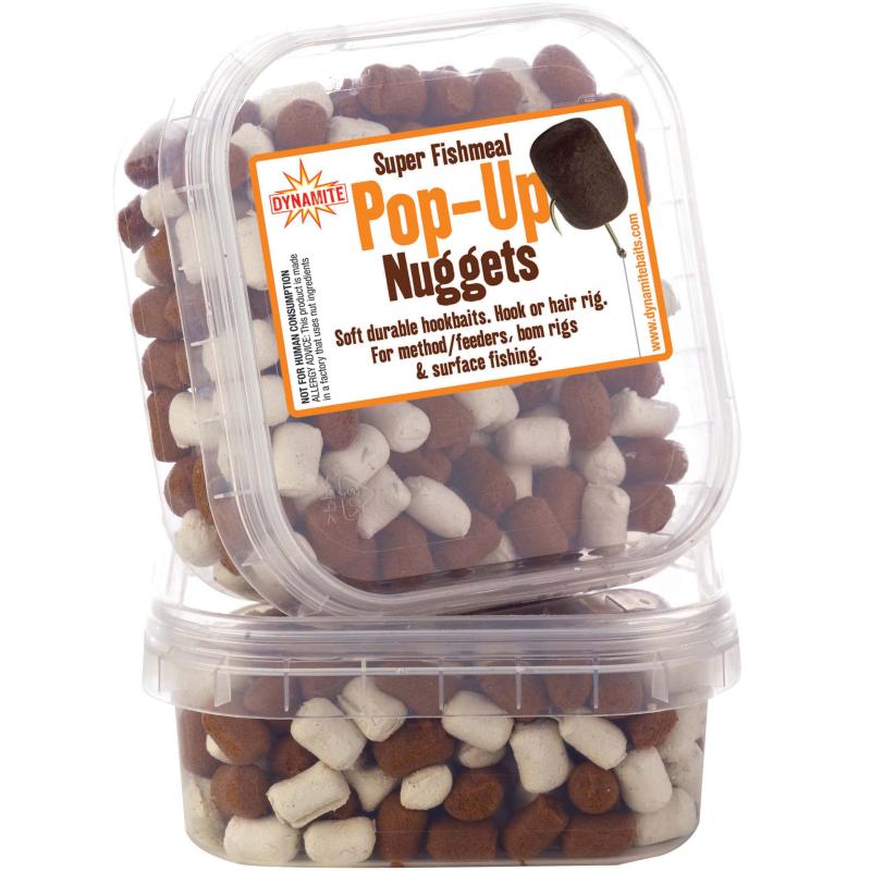 Dynamite Baits Nuggets Pop Up Brown/White