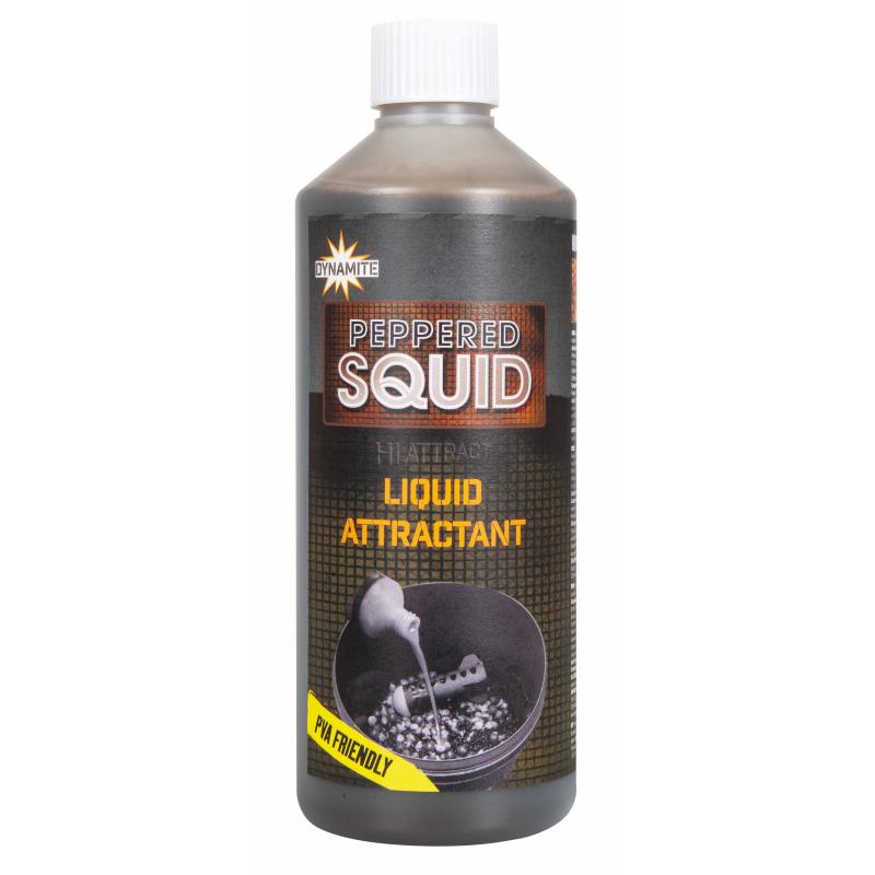 Dynamite Baits Peppered Squid Liquid 500ML
