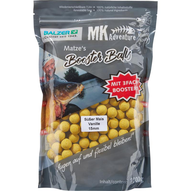 Balzer MK Booster Balls 20 mm Maïs sucré/Vanille