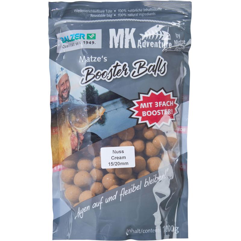 Balzer MK Booster Balls Crème de Noix marron 15 et 20mm 1kg