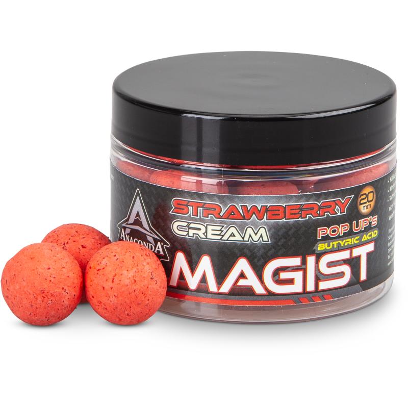 Anaconda Magist Balls PopUp's 50g / Strawberry-Cream20mm