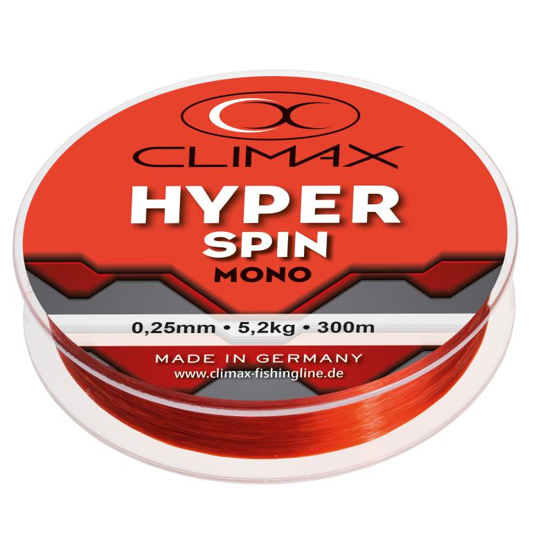 Climax Hyper Spin red 300m 0,25mm