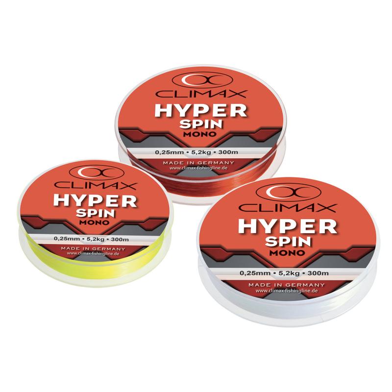 Climax Hyper Spin fluo yellow 300m 0,25mm