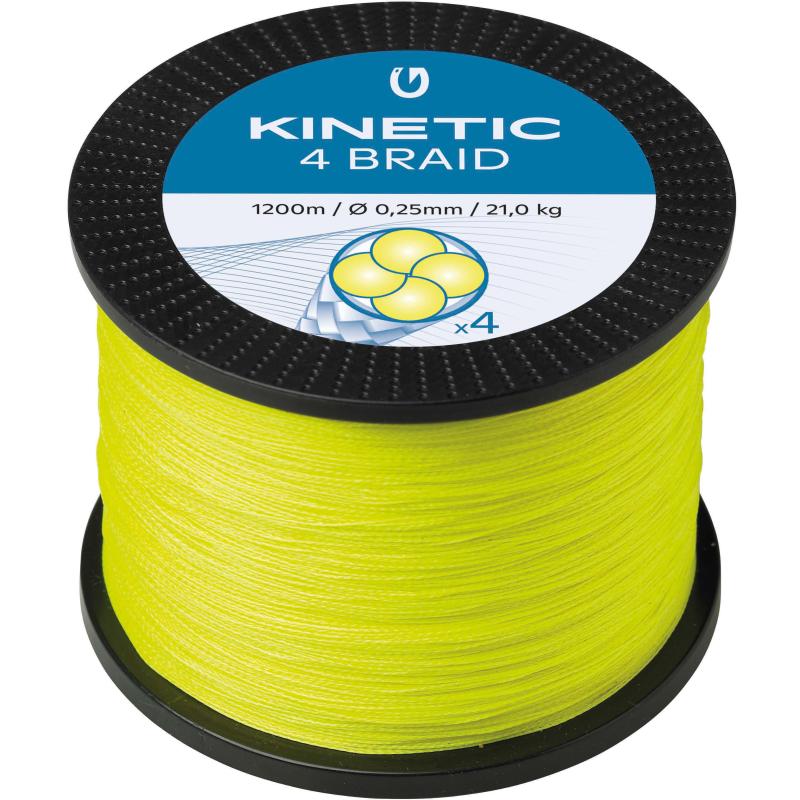 Kinetic 4 Braid 1200m 0,25mm/21,0kg Dusty Green