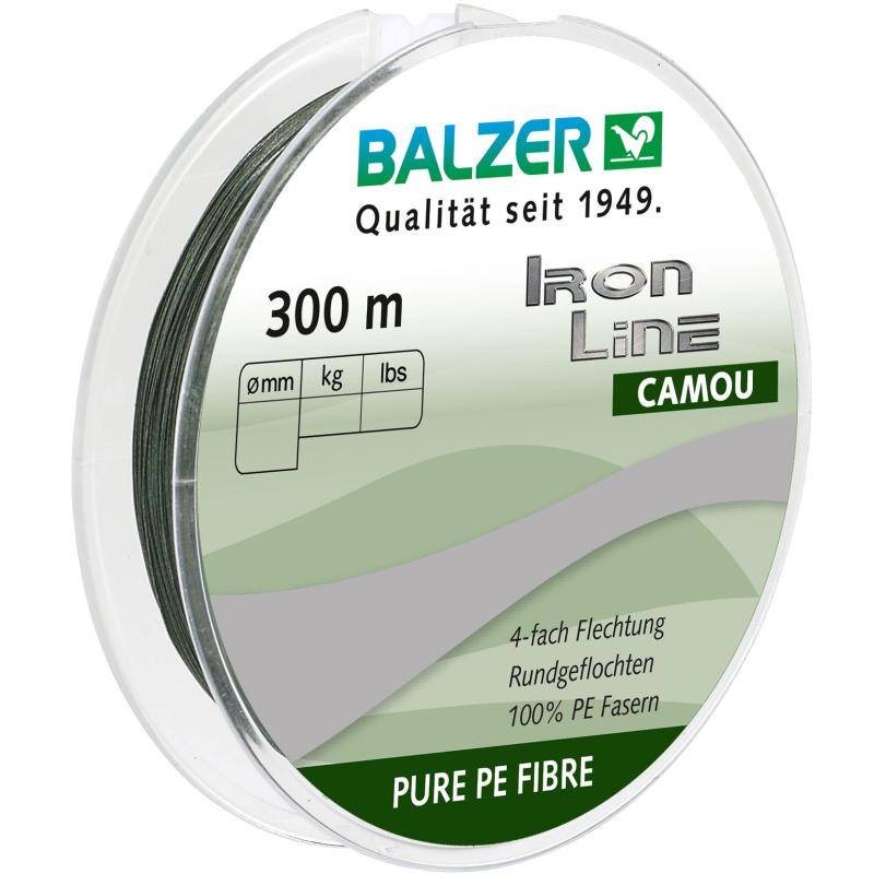 Balzer Iron Line 4 Camou 300m 0,13mm