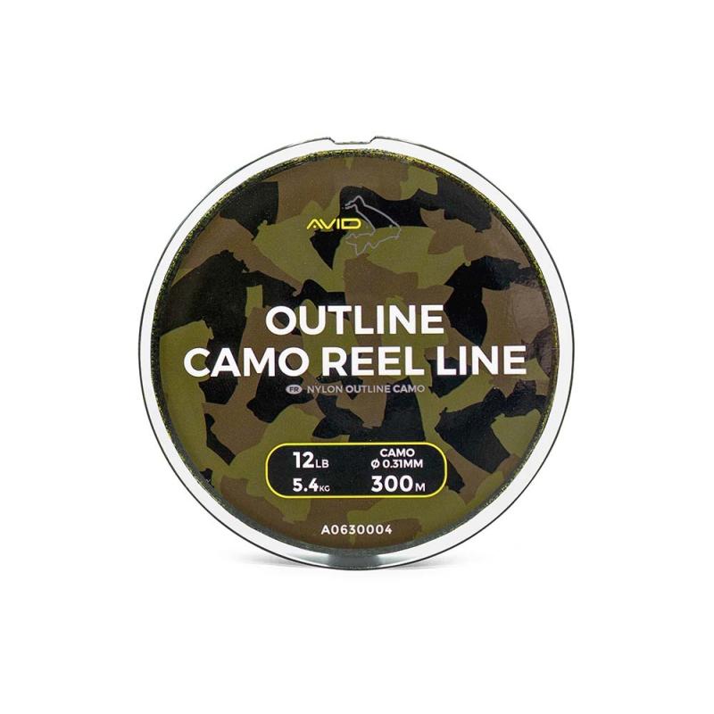 Avid Outline Camo Reel Line 12Lb 300M